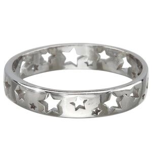 Sterling Silver Cut-out Star Ring